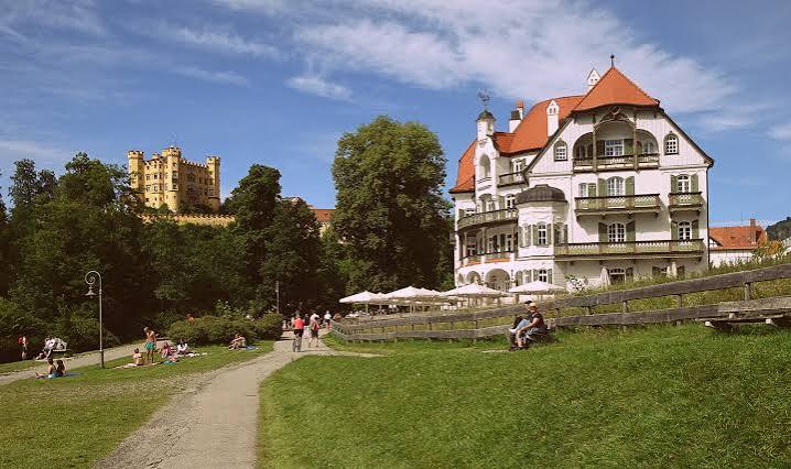 Museum of the Bavarian Kings with Hohenschwangau Castle in the background